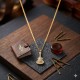 Gold Guitar Pendant Necklace – Stylish Music Lover Jewellery