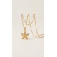 Gold Starfish Pendant Necklace – Ocean Style Fashion Jewellery