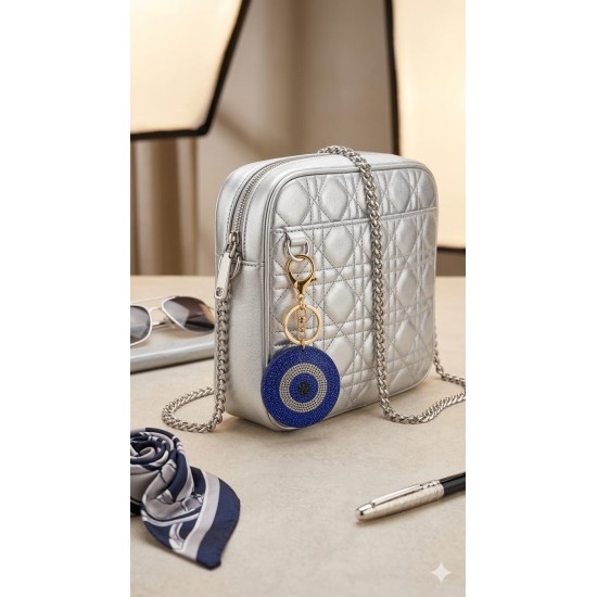 Blue Evil Eye Keychain – Protective Bag Charm