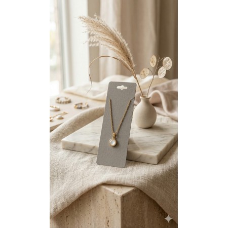 Minimal Pearl Pendant Necklace – Elegant Gold Plated Jewellery