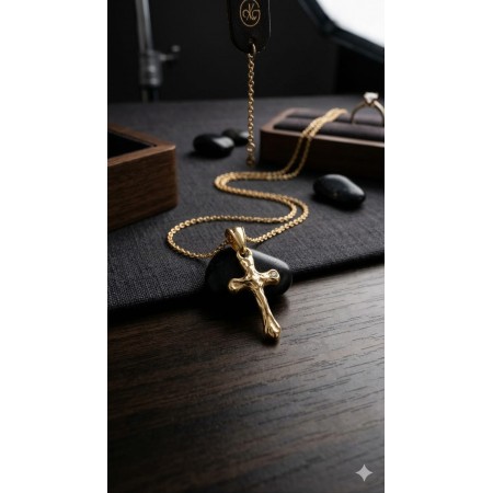 Gold Cross Pendant Necklace – Stylish Fashion Jewellery