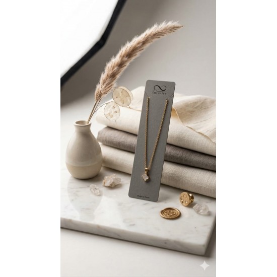 Minimal Clover Pendant Necklace – Elegant Jewellery